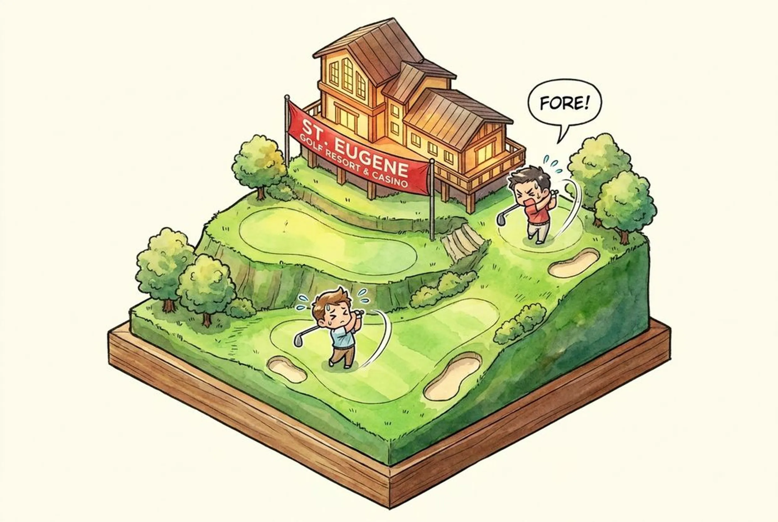 explore St. Eugene Golf Resort & Casino's main hub